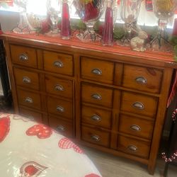 Storage Cabinet 2 Drawers And 2 Open Spaces  