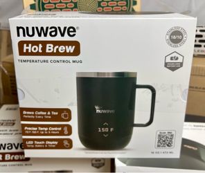 Brand new Nuwave hot brew Temperature control mug 16 oz