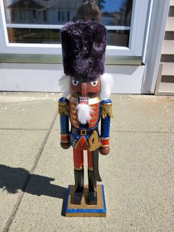 Nutcracker Ballet Co holiday wooden African American soldier figure nutcracker