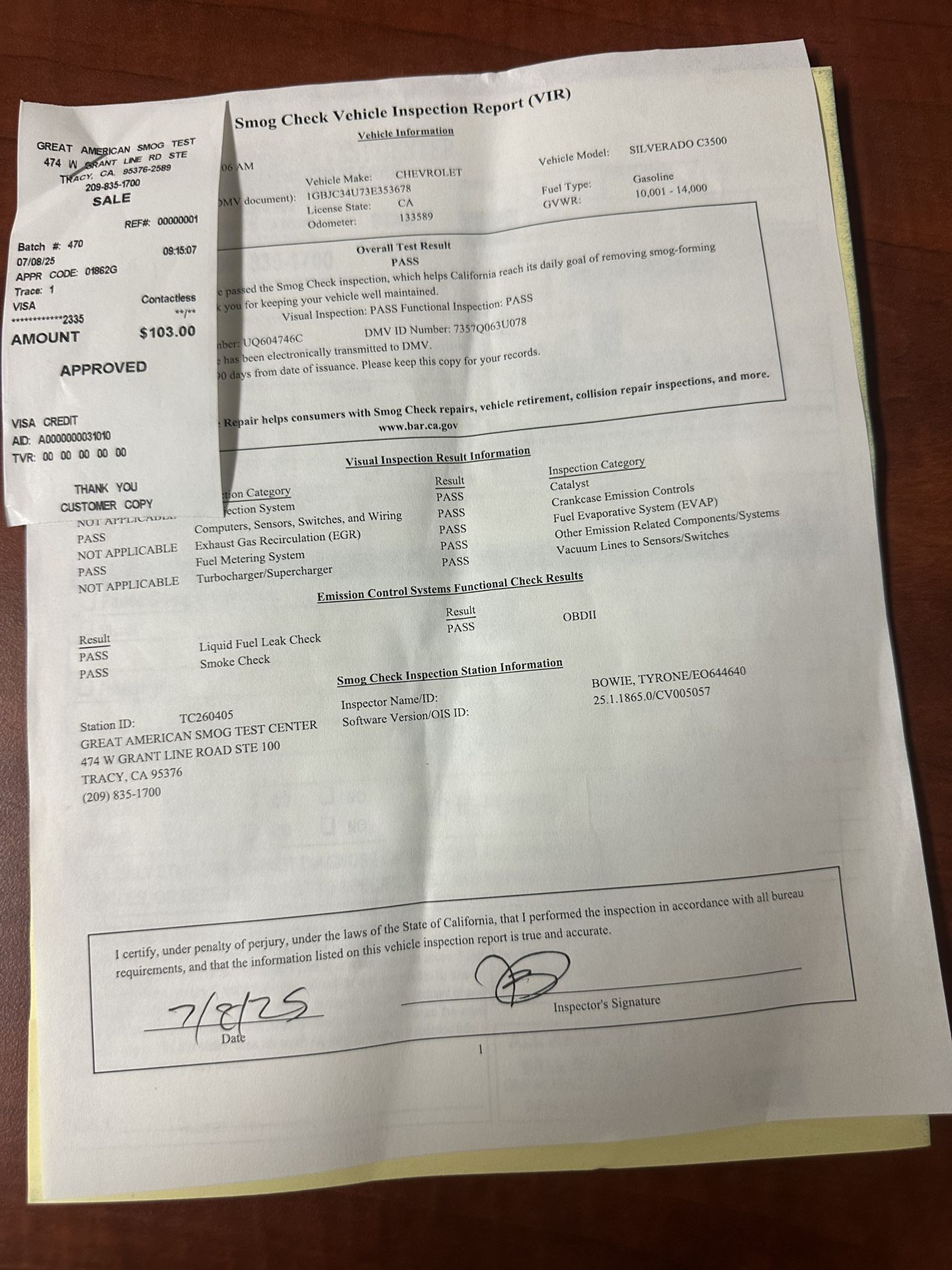 2003 Chevrolet Silverado 3500
