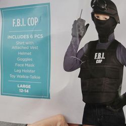 FBI Kids Halloween Costume