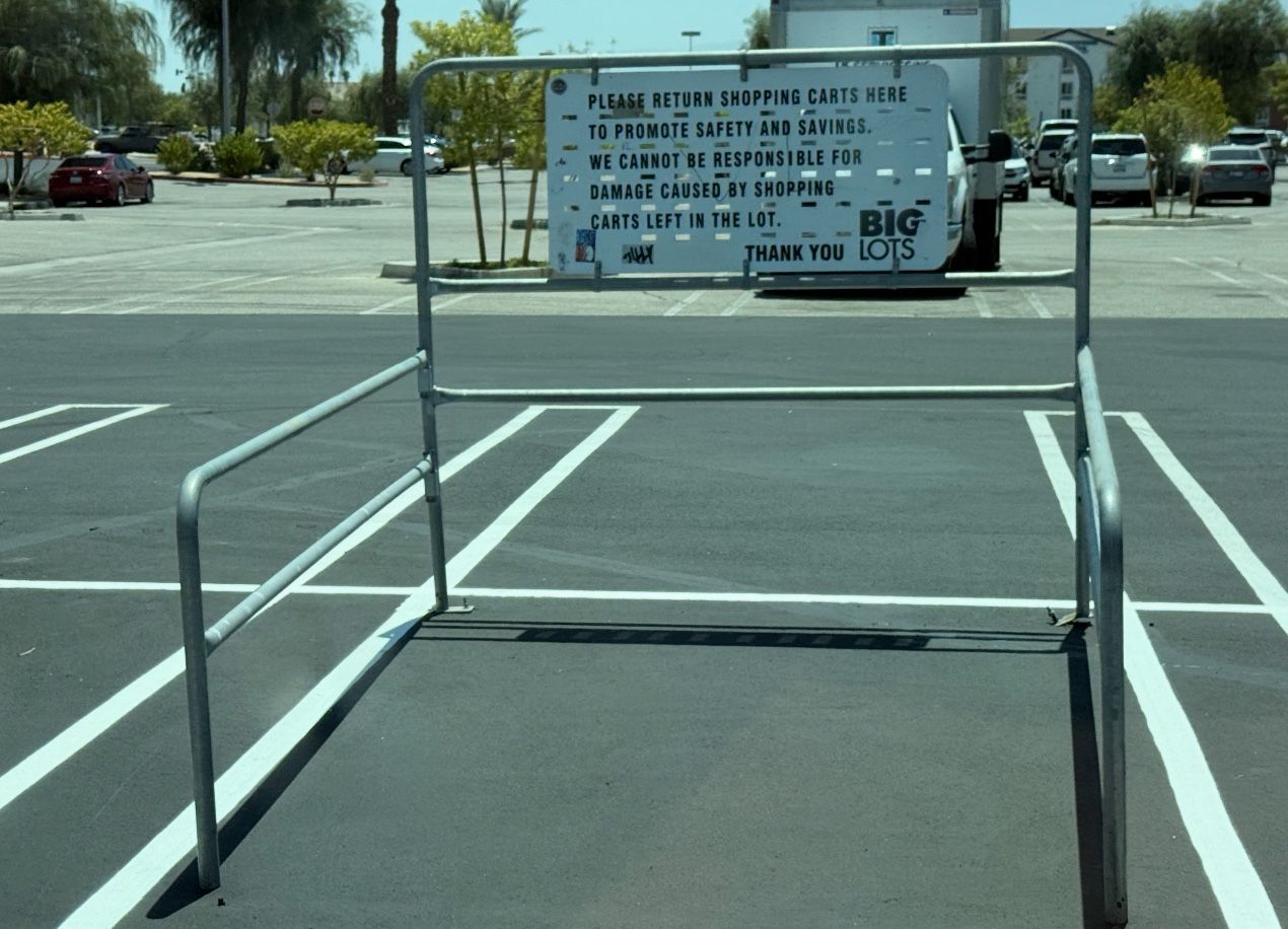 2 Parking Stalls For Shopping Carts $200 Each 