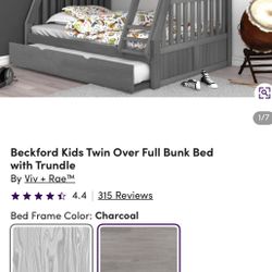 Bunk bed With Trundle 