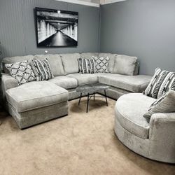 CALNITA SISAL 2-PIECE LAF CHAISE SECTIONAL