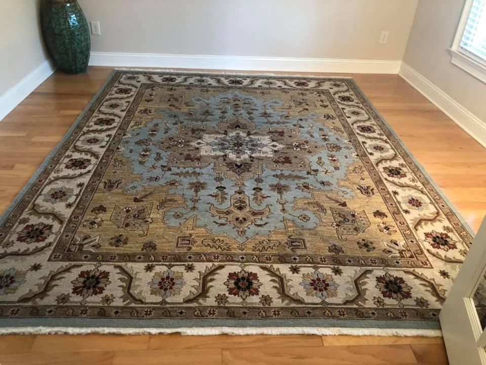 8 X 10 100% Wool Indo- Turkish Reversible Hand Woven Soumak 