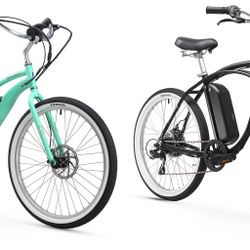 His And Hers BOTH Electric Beach Cruiser Bicycle Bike Ebike OBO