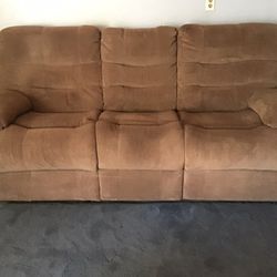 Dual Reclining Electric Sofa