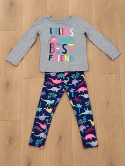 Carter’s Girls’ Dinosaur Pajamas – Size 4T 🦕