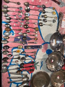 Large Lot of Souvenir Collector Spoons