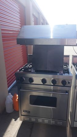 VIKING PROFESSIONAL STOVE 30" AND HOOD