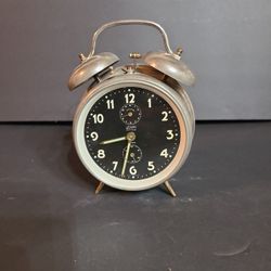 Vintage Linden Black Forest Wind Up Alarm Clock