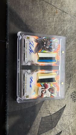 Topps Inception Dual Auto Patch Card Legette & Rattler