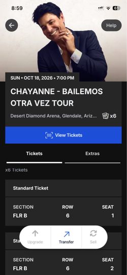Chayanne Bailemos Otra Vez Tour Sunday October 18th