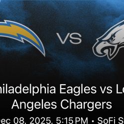 Eagles vs Chargers Monday Night Football Dec. 8th