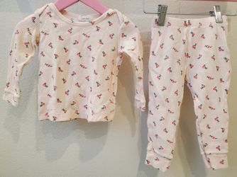 Angel Dear Rosebud Lounge Wear Set, Pink, Size 2T