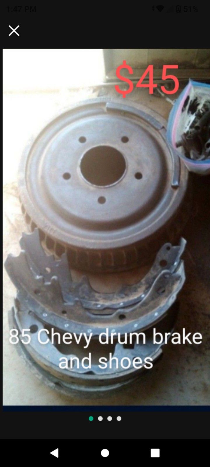 Chevy Rear Drum Brake