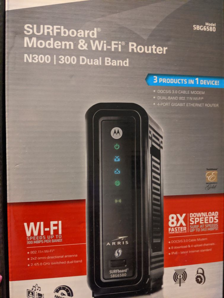 Motorola Surfboard Modem & WiFi Router