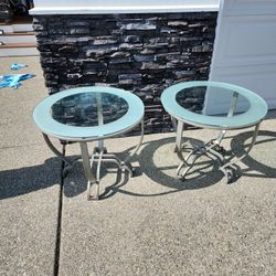 Glass Top Stands/end Table