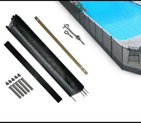 New Life Saver Pool Fence DIY Black Mesh 4’ x 12’ Fencing Section Kit