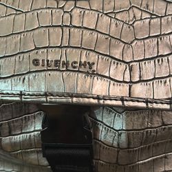 Givenchy metallic croc skin bag