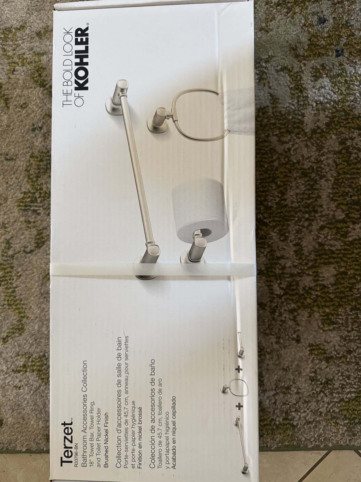 Kohler Terzet 3-piece bath accessory set