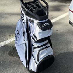 Sun Mountain C130 Cart Golf Bag - White/Black