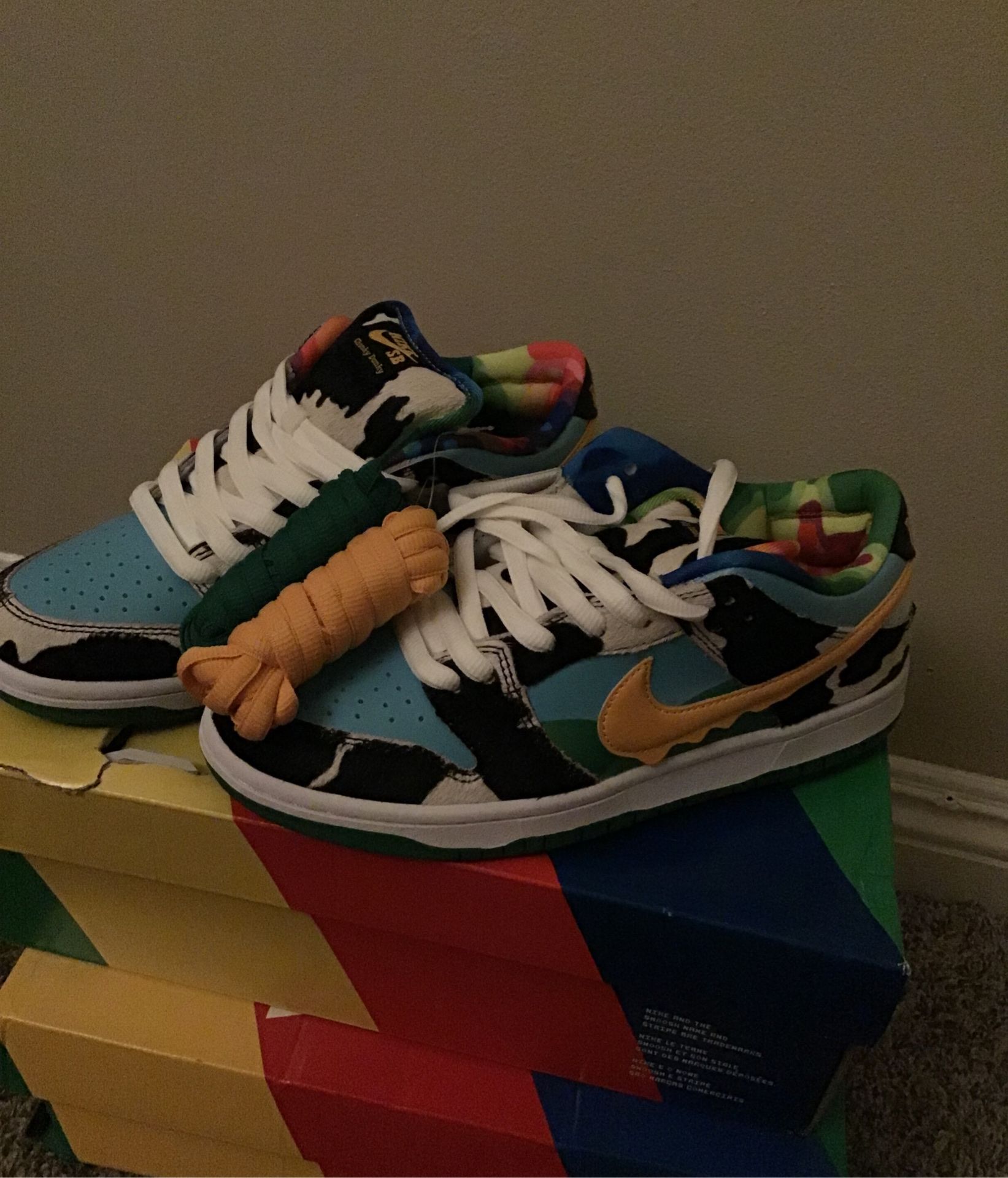 Nike Ben & Jerry’s SB Dunks 7.5 men’s