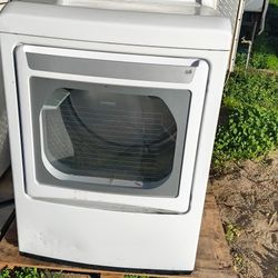 LG Diamond Glass Smart Electric Dryer With Steam