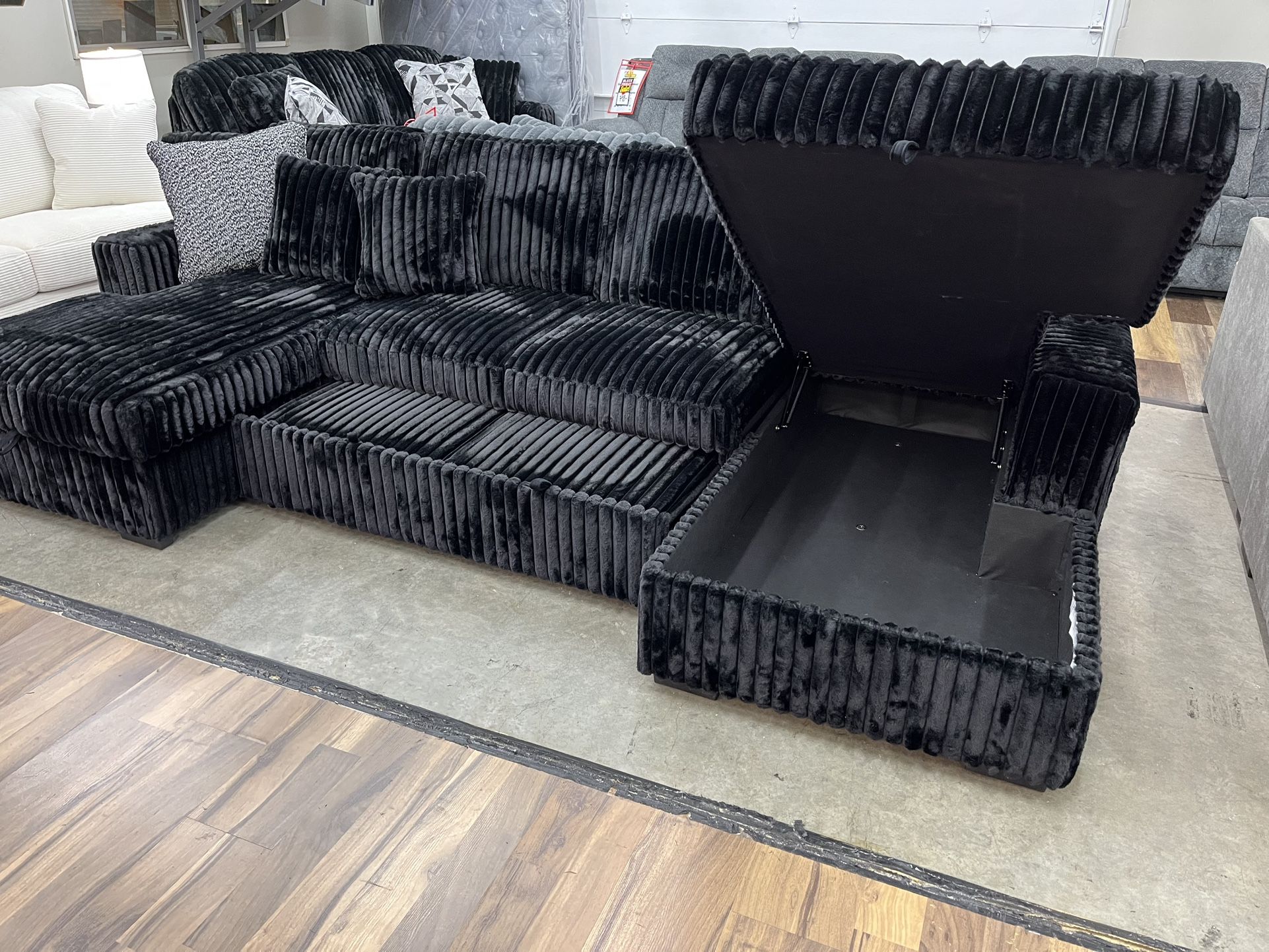 Double Chaise Sleeper Sectional