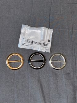 3 Pack Scar f Buckle Ring Set