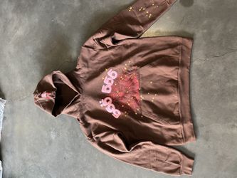 Brown Sp5der Hoodie