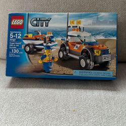 LEGO City Coast Guard 4WD & Jet Scooter Set 7737, 130 Pieces, Boxed