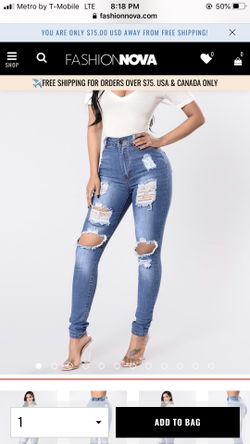Fashion Nova Jeans Size 3