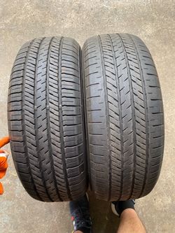 2) 225/60/17 Yokohama Geolandar G91 Tires  One tire measures 11/32 One tire measures 6/32  DOT 4023  $140 for both  I carry other sizes as well