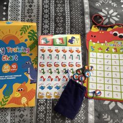 Potty Training  Chart Dino