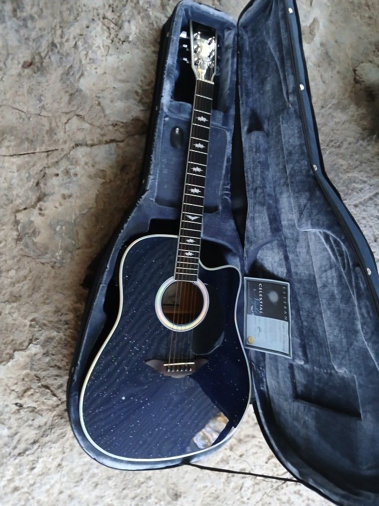 Estaban Celestial Night Limited Edition Collectors Guitar In Mint Condition