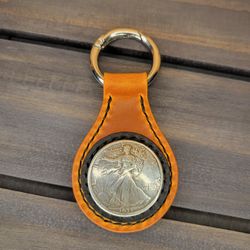 Leather Keychain 