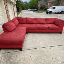 Red Sectional 