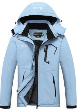 MOERDENG Woman Waterproof Ski Jacket