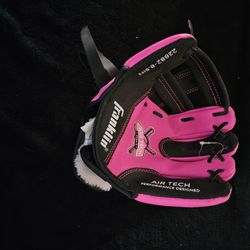 Baseball Glove Left Hand 8.5" Pink Fielding Glove  