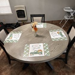 Dinning table 4 chairs 