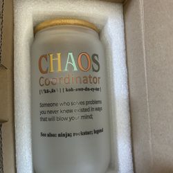 Chaos Coordinator Glass Tumbler