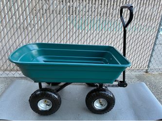 Garden dump cart