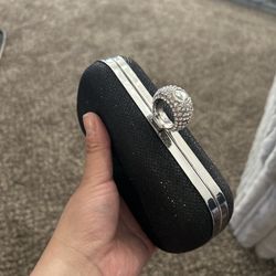 Evening Black Clutch