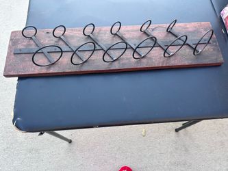 Solid Real Wood Wine Bottle Rack