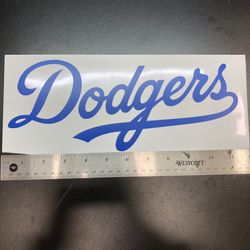 Los Angeles DODGERS Blue Car Decal Sticker COOLER HOME TOOL BOX