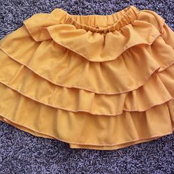 Yellow Skirt For Toddler Girl 