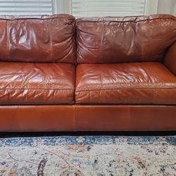 Leather Sofa Bed 