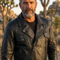 Leather King Motorcycle Jacket Men XL Tall XLT Black Biker Moto Blacked Out Milwaukee Shaf First Mfg Co