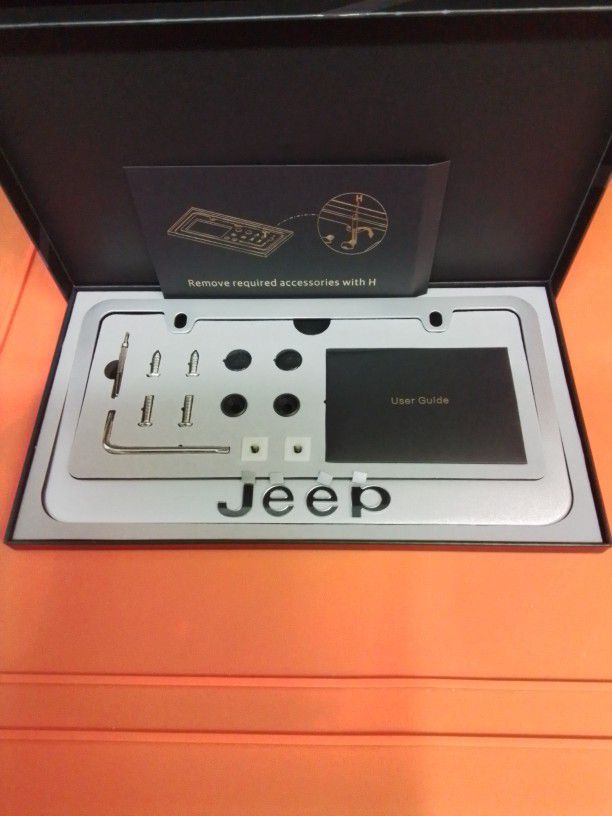 Jeep High End Licence Plate Holder _New_$12